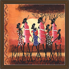 African Modern Art Paintings (AS-8007)